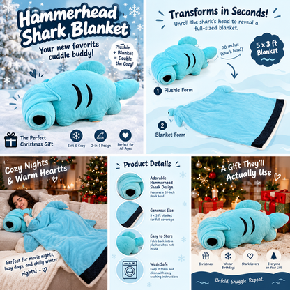 Hammerhead Shark Blanket